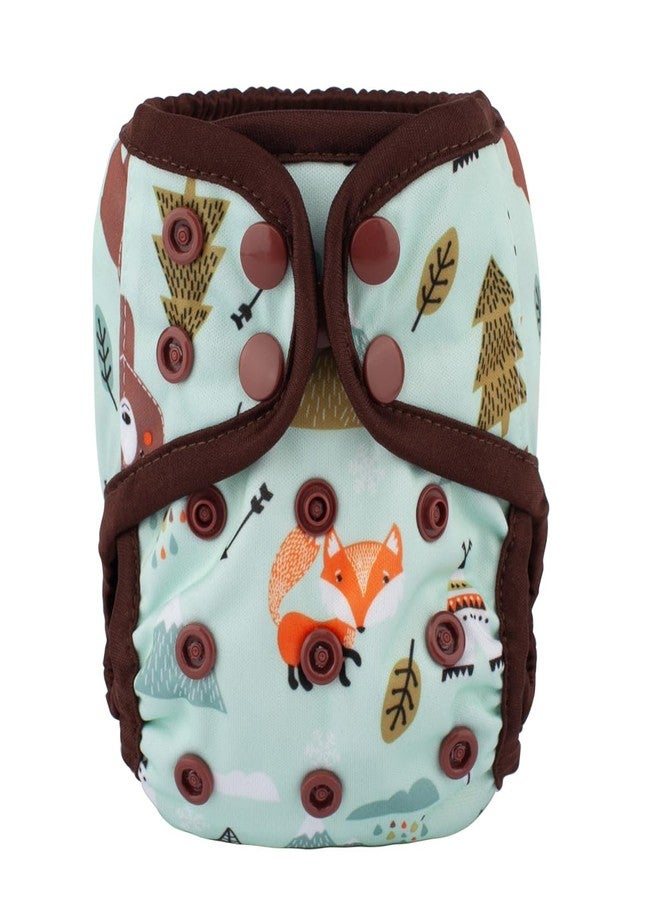 Sigzagor Newborn Baby Diaper Nappy Cover 4.4lbs to 10lbs (Teepee Bears) - Image 1